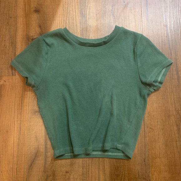 Garage Green XS Baby Tee - Picture 1 of 2